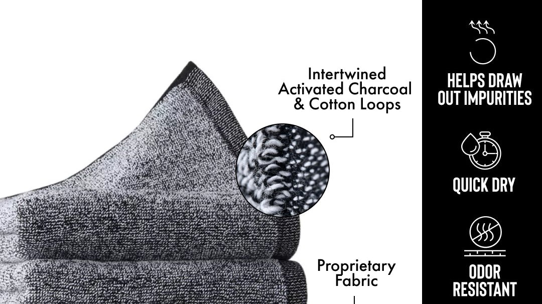 Elevate Your Fitness Routine with Antimicrobial Charcoal Fitness Towels from Lutava - Lutava