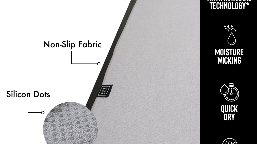 Enhance Your Yoga Practice with Lutava’s Anti-Slip and Antimicrobial Yoga Mat Towel - Lutava