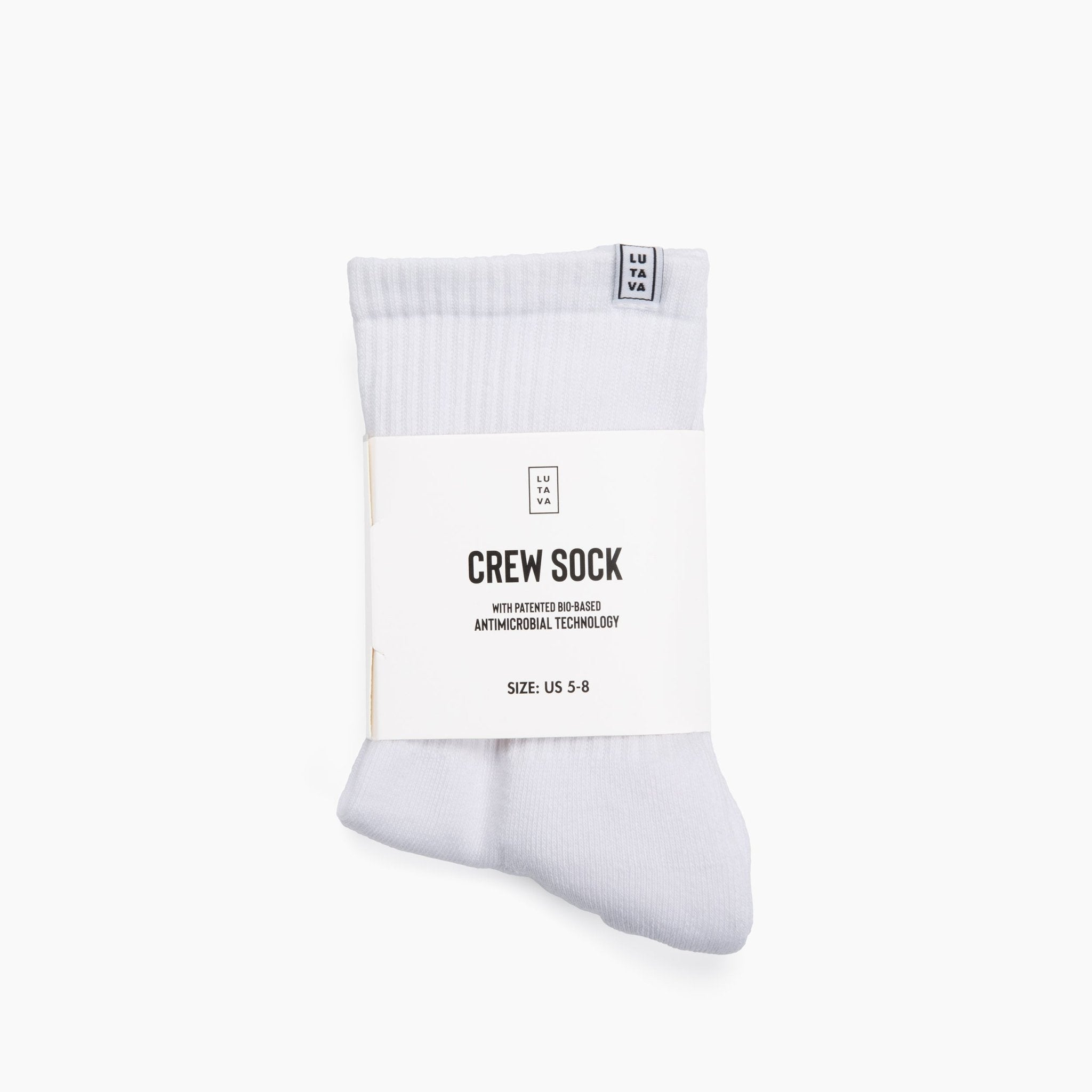 Antimicrobial Crew Sock - Lutava