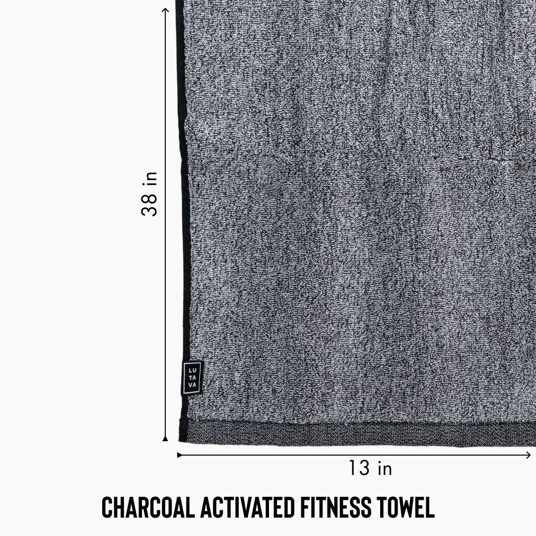 The Charcoal Activated Fitness Towel - Lutava