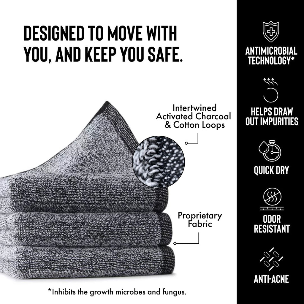 Elevate Your Fitness Routine with Antimicrobial Charcoal Fitness Towels from Lutava - Lutava