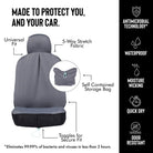 Antimicrobial Car Slip Cover - Lutava