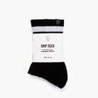 Antimicrobial Grip Sock - Black Crew with Black Grip - Lutava