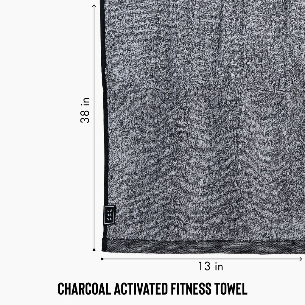 The Charcoal Activated Fitness Towel - Lutava