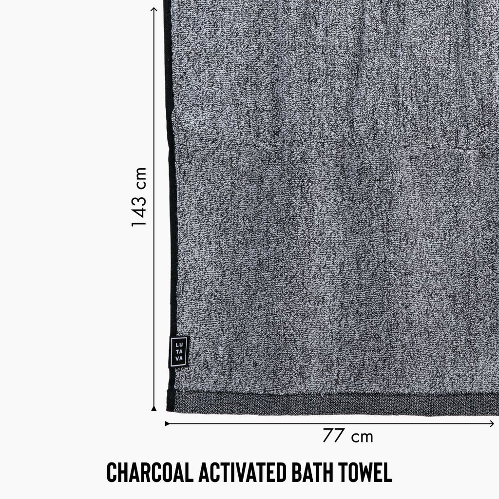 The Charcoal Bath Towel - Lutava