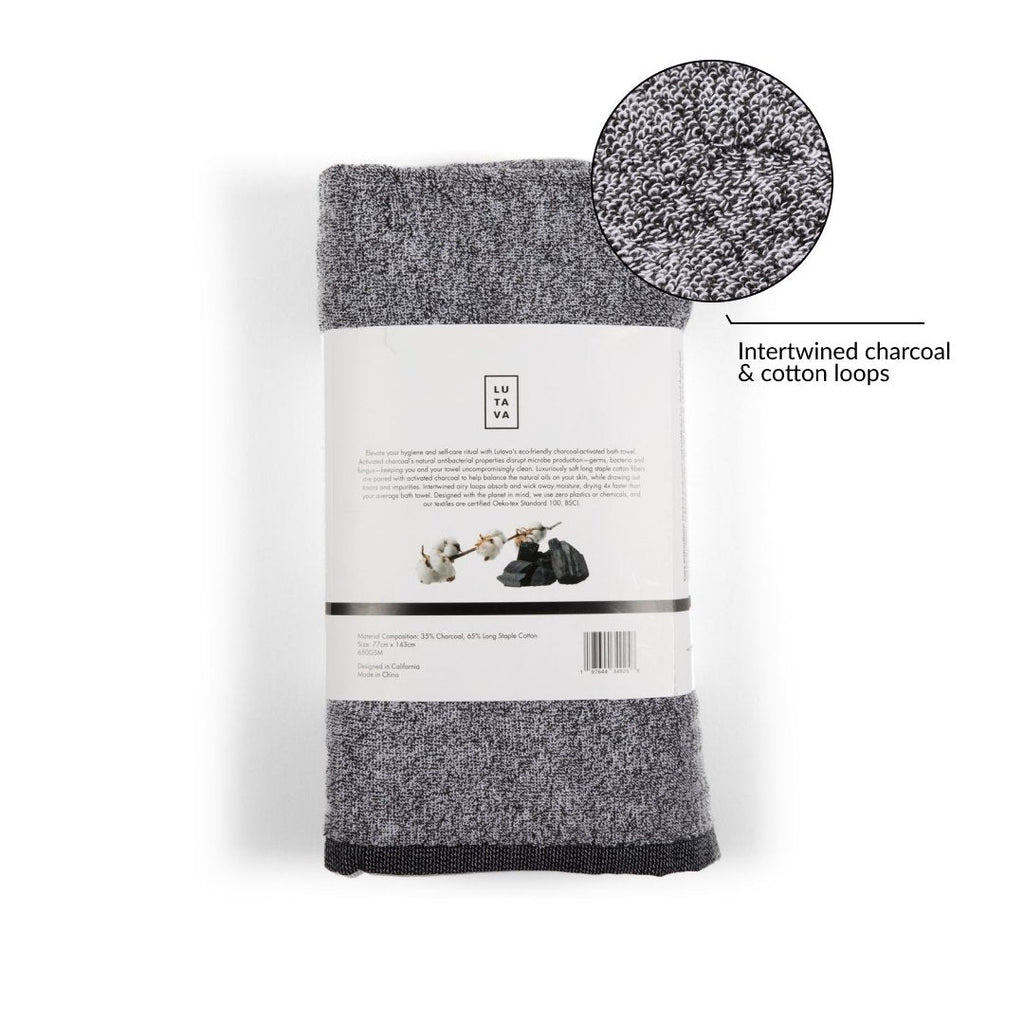 The Charcoal Towel (2 Pack) - Lutava
