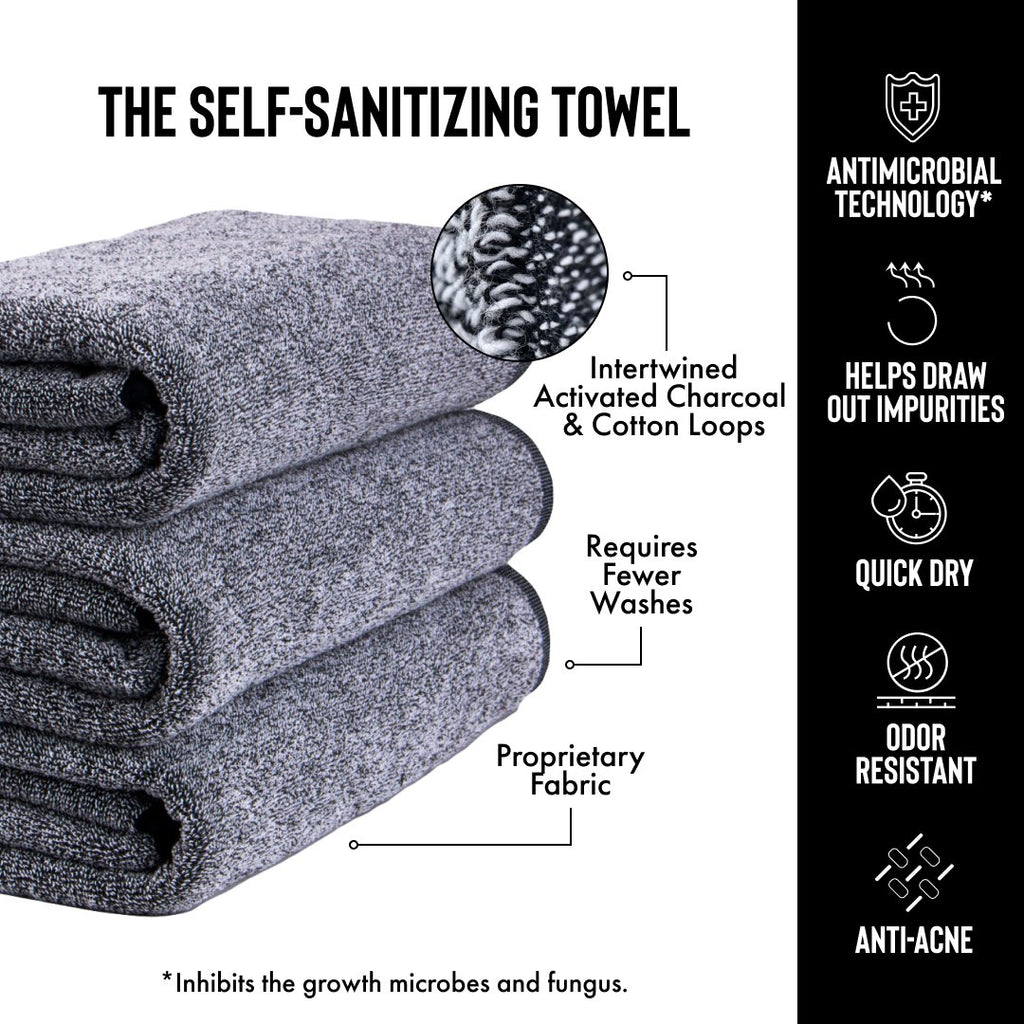 The Charcoal Towel (4 Pack) - Lutava