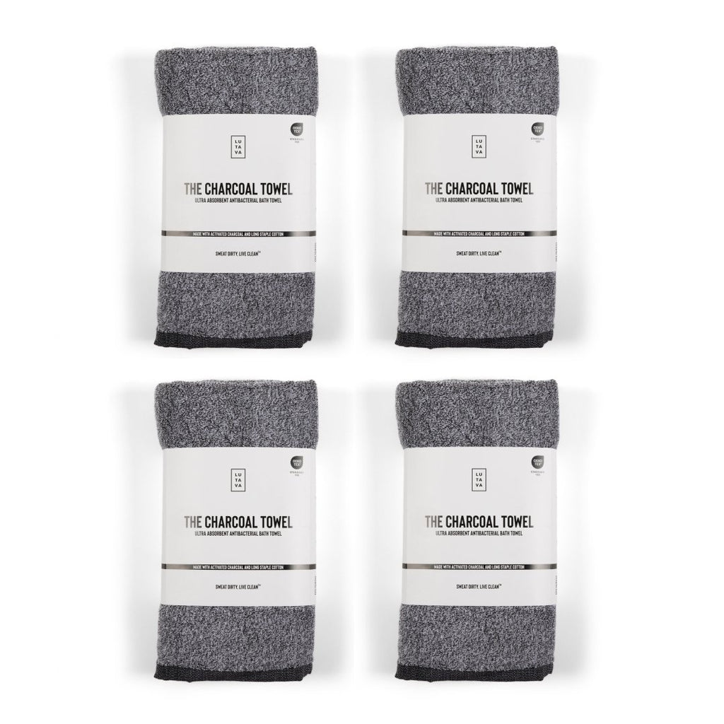 The Charcoal Towel (4 Pack) - Lutava